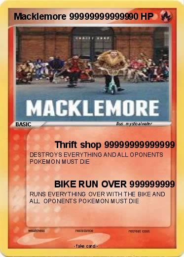 Pokemon Macklemore 999999999999