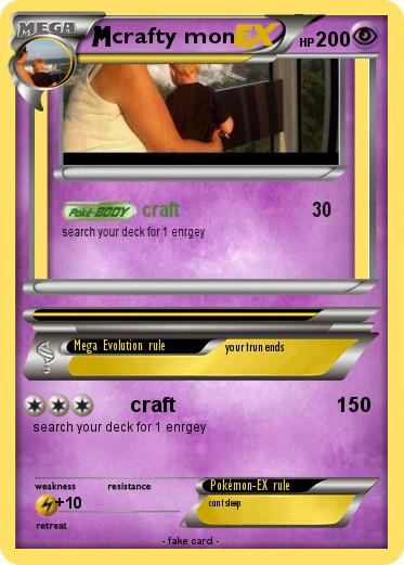Pokemon crafty mon