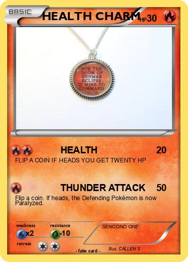 Pokemon HEALTH CHARM