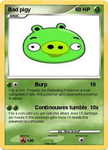 Pokemon Bad pigy