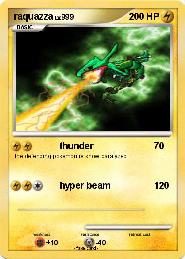 Pokemon raquazza