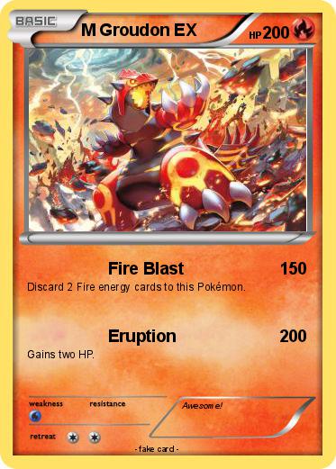 Pokemon M Groudon EX