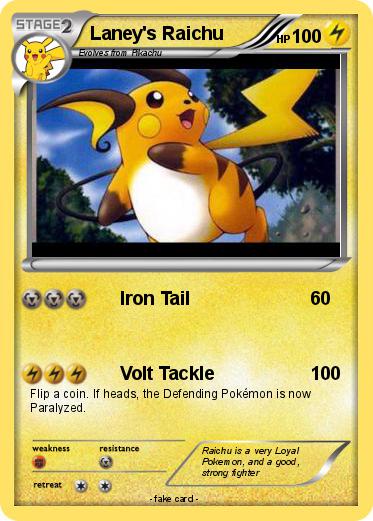 Pokemon Laney's Raichu