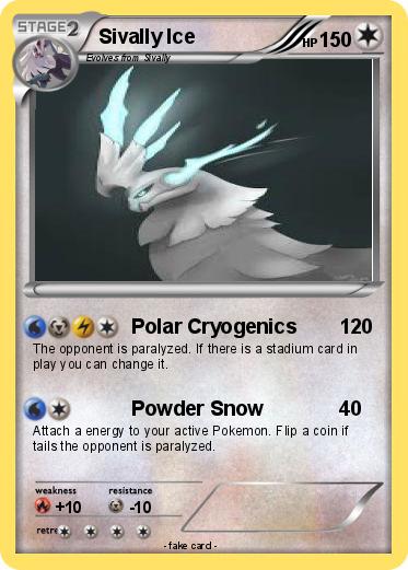 Pokemon Sivally Ice