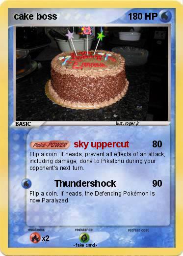 Pokemon cake boss