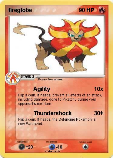 Pokemon fireglobe