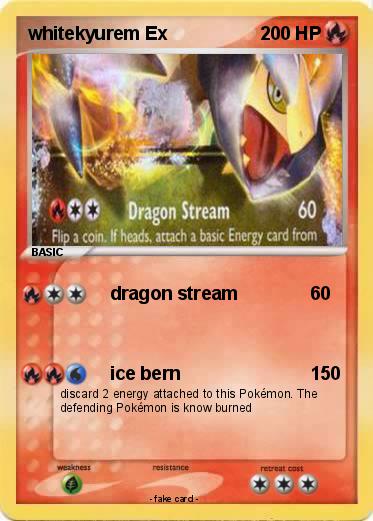 Pokemon whitekyurem Ex