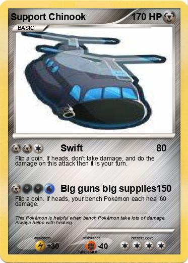 Pokemon Support Chinook