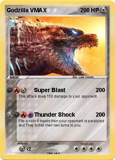 Pokemon Godzilla VMAX