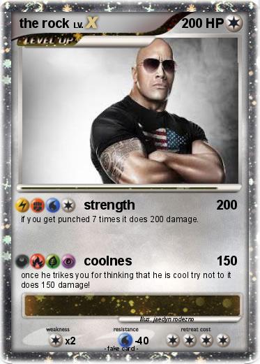 Pokemon the rock