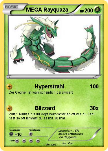 Pokemon MEGA Rayquaza