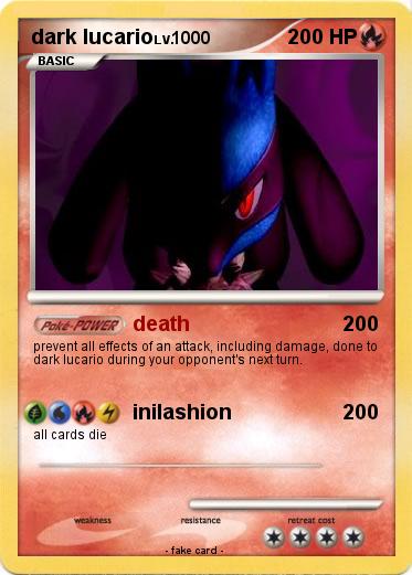 Pokemon dark lucario