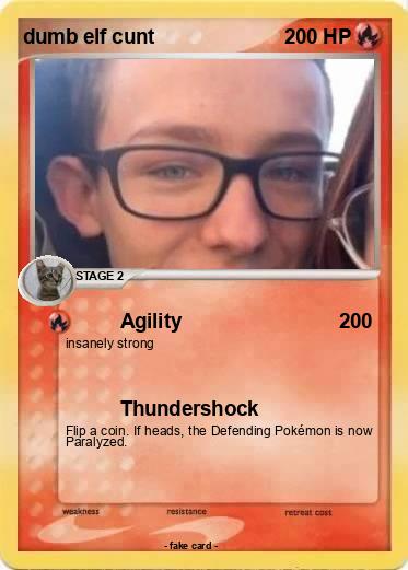 Pokemon dumb elf cunt