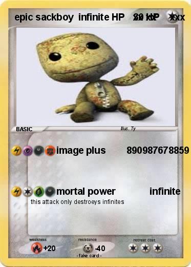 Pokemon epic sackboy  infinite HP   xx xx     xxx