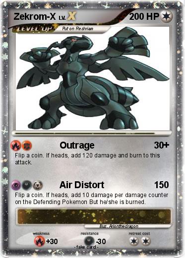 Pokemon Zekrom-X