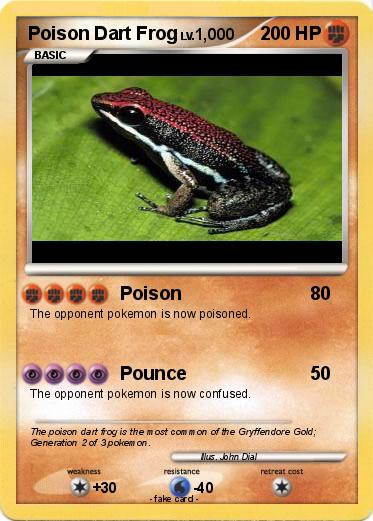 Pokemon Poison Dart Frog