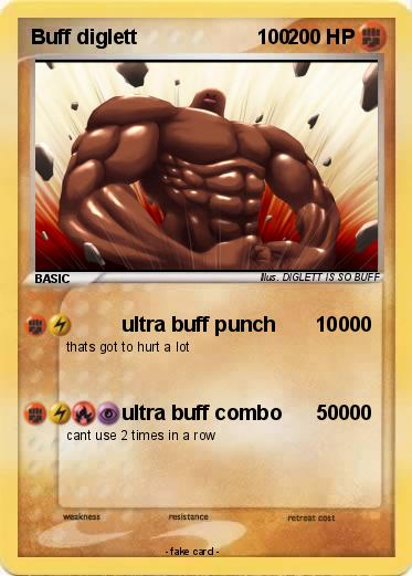 Pokemon Buff diglett                     100