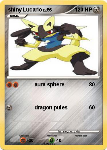 Pokemon shiny Lucario