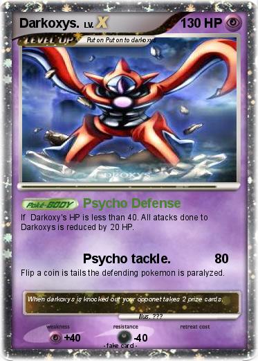Pokemon Darkoxys.