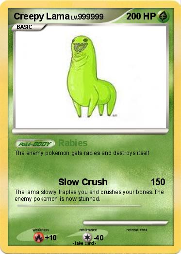 Pokemon Creepy Lama