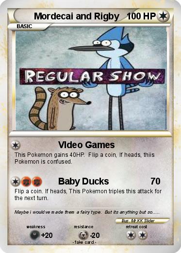 Pokemon Mordecai and Rigby