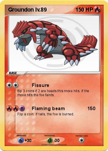 Pokemon Groundon lv.89