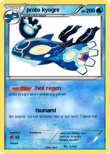 Pokemon proto kyogre