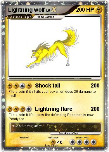 Pokemon Lightning wolf