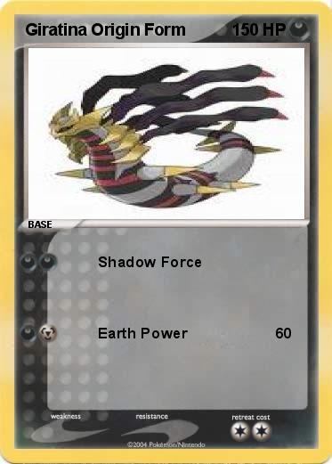 Pokemon Giratina Origin Form