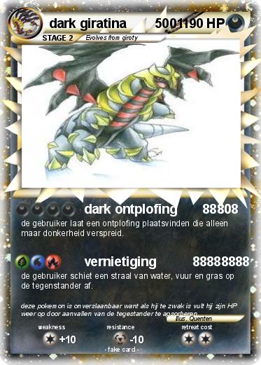 Pokemon dark giratina        5001