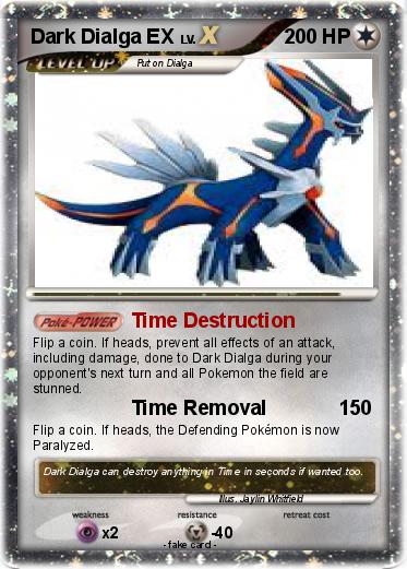 Pokemon Dark Dialga EX