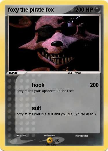 Pokemon foxy the pirate fox