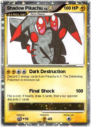 Pokemon Shadow Pikachu