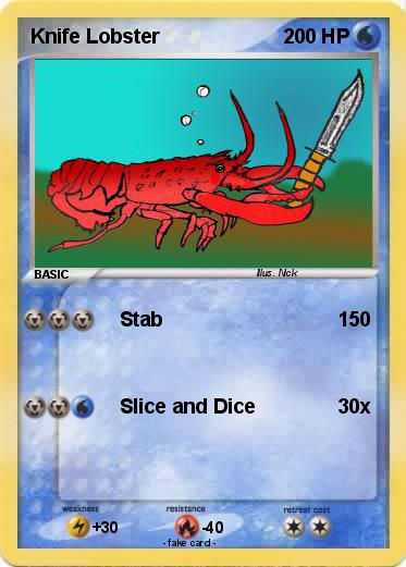 Pokemon Knife Lobster