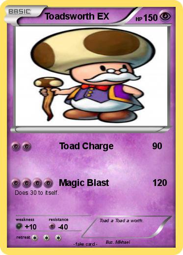 Pokemon Toadsworth EX