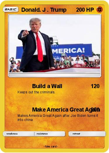 Pokemon Donald. J . Trump