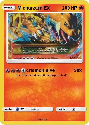 Pokemon M charzard EX