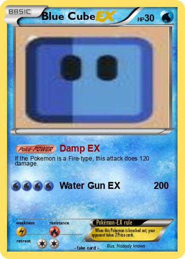 Pokemon Blue Cube