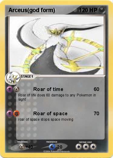 Pokemon Arceus(god form)
