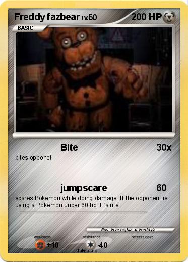 Pokemon Freddy fazbear