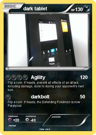 Pokemon dark tablet