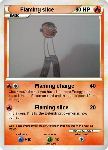 Pokemon Flaming slice
