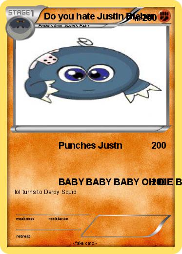 Pokemon Do you hate Justin Bieber