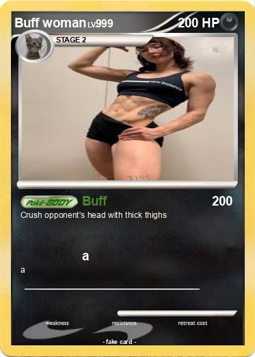 Pokemon Buff woman