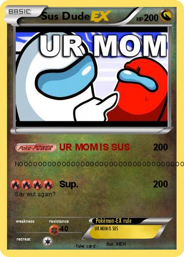 Pokemon Sus Dude