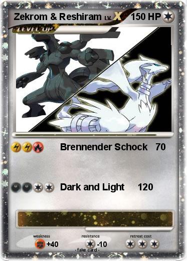 Pokemon Zekrom & Reshiram
