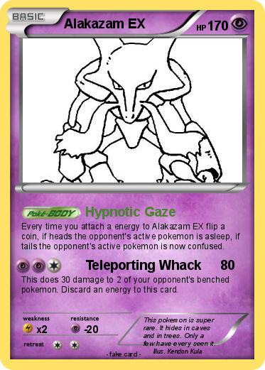 Pokemon Alakazam EX