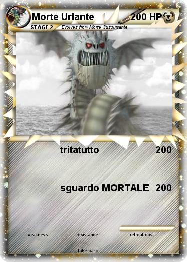 Pokemon Morte Urlante