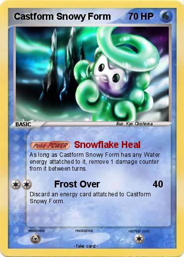 Pokemon Castform Snowy Form