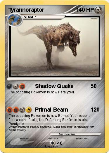 Pokemon Tyrannoraptor
